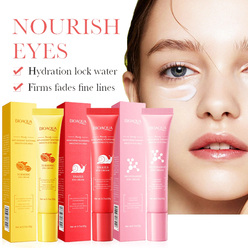 Snail Cream Gel - 1/3 piezas BIOAQUA Crema de Ojos