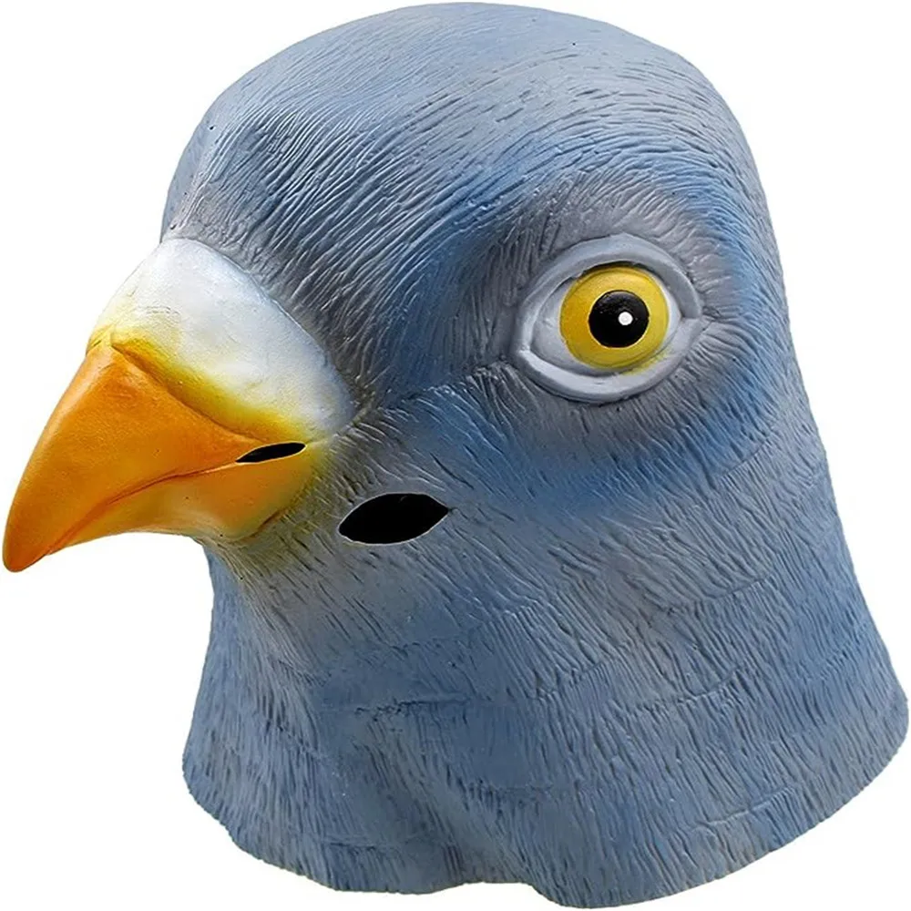Skincare Pigeon - Máscara de Paloma de látex para
