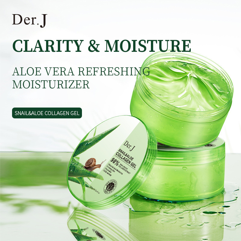 Snail Cream Gel - Gel de colágeno de Aloe y