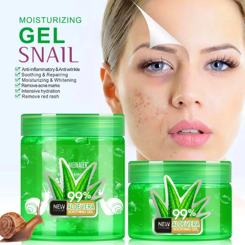 Snail Cream Gel - 150ml 250ml Gel de Aloe Vera