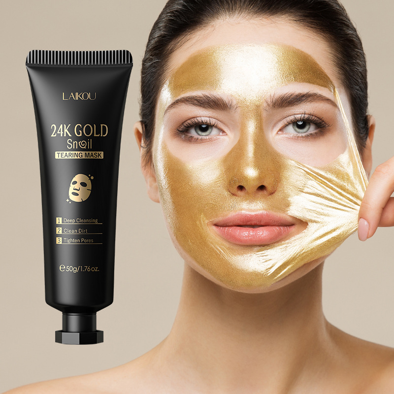 Snail Cream Gel - LAIKOU-mascarilla Facial exfoliante Sakura de oro
