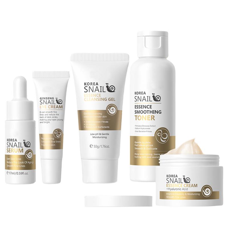 Kit de cuidado de la piel con  - Snail Cream Gel reseña y precio