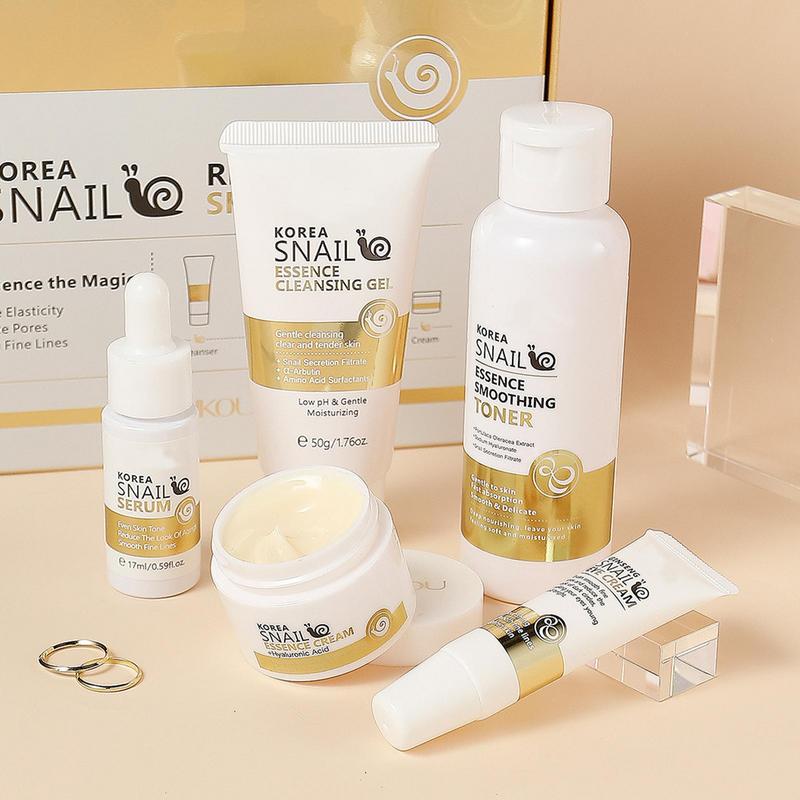 Kit de cuidado de la piel con  - Snail Cream Gel reseña y precio