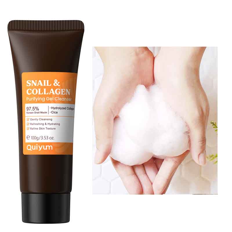 Limpiador Facial de Colágeno d - Snail Cream Gel reseña y precio