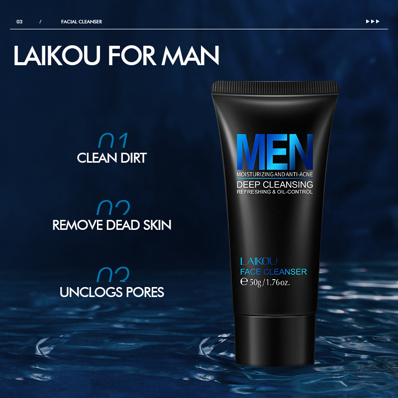 LAIKOU-limpiador Facial para h - Salicylic Acid Cleanser reseña y precio
