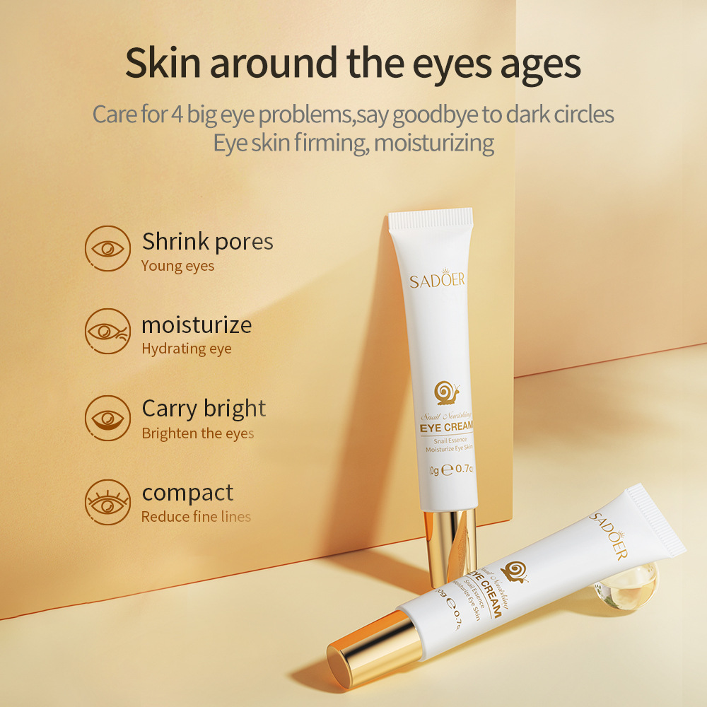 SADOER-crema para ojos de Cara - Snail Cream Gel reseña y precio