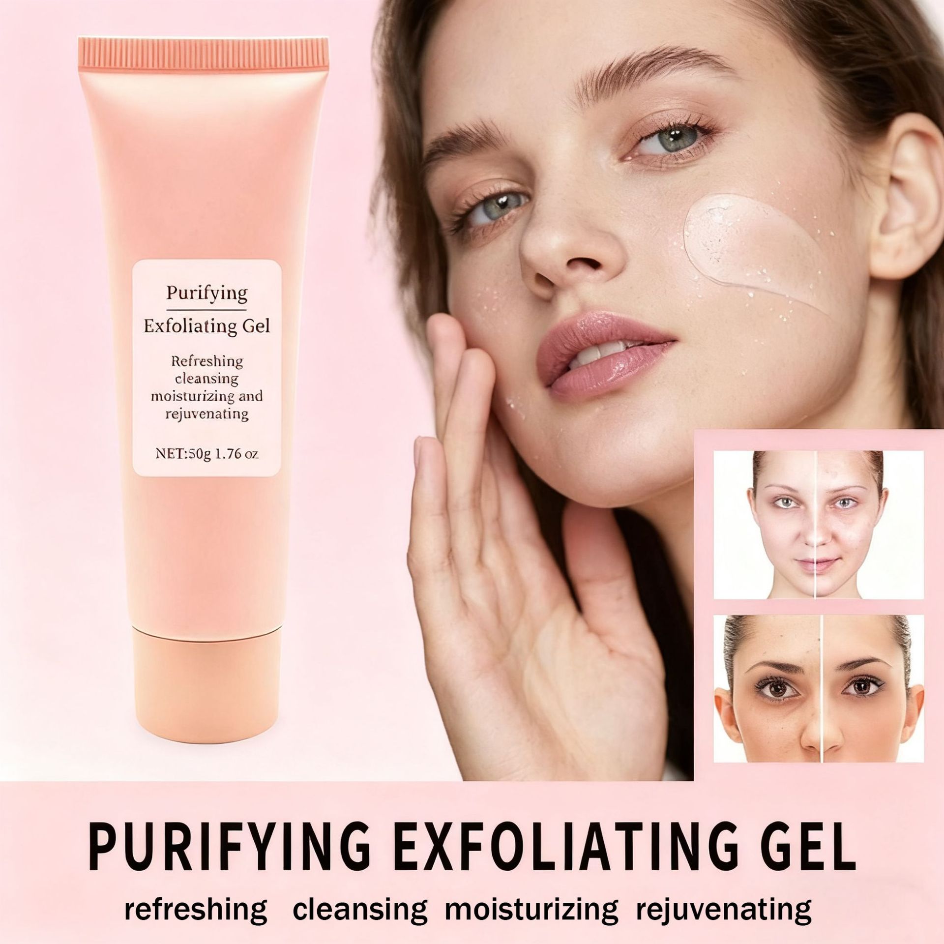 Gel exfoliante Facial de 50g,  - Skincare Oil Control reseña y precio