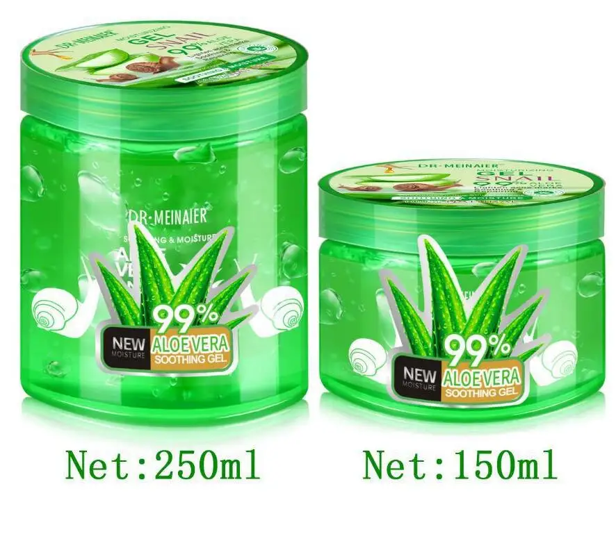 150ml 250ml Gel de Aloe Vera c - Snail Cream Gel reseña y precio