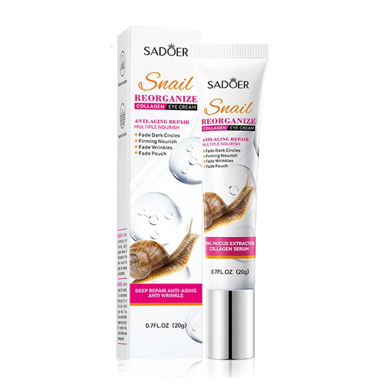 SAODER-crema de colágeno de Ca - Snail Cream Gel reseña y precio
