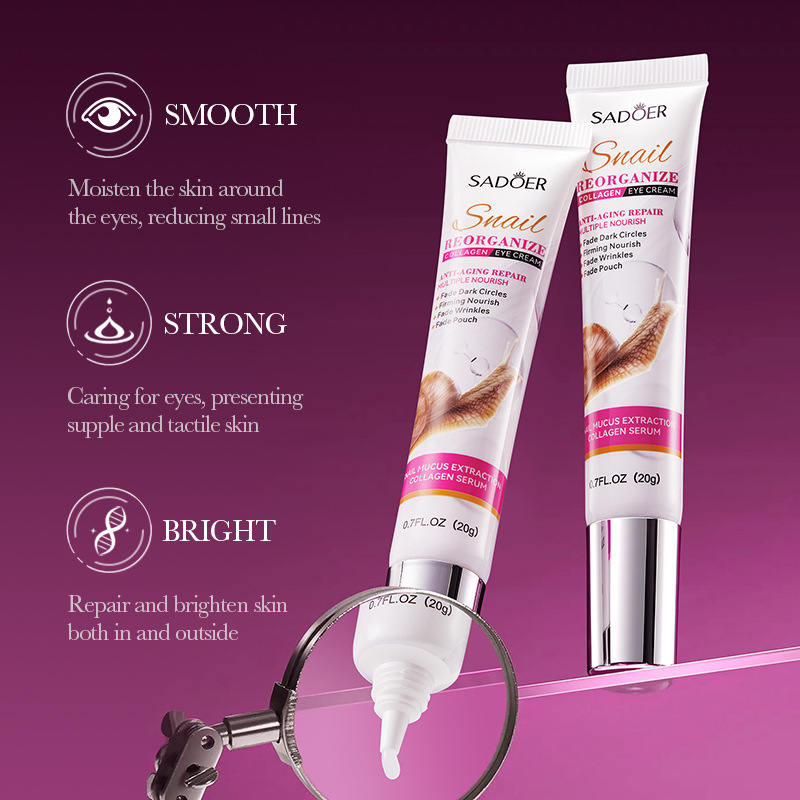 SAODER-crema de colágeno de Ca - Snail Cream Gel reseña y precio