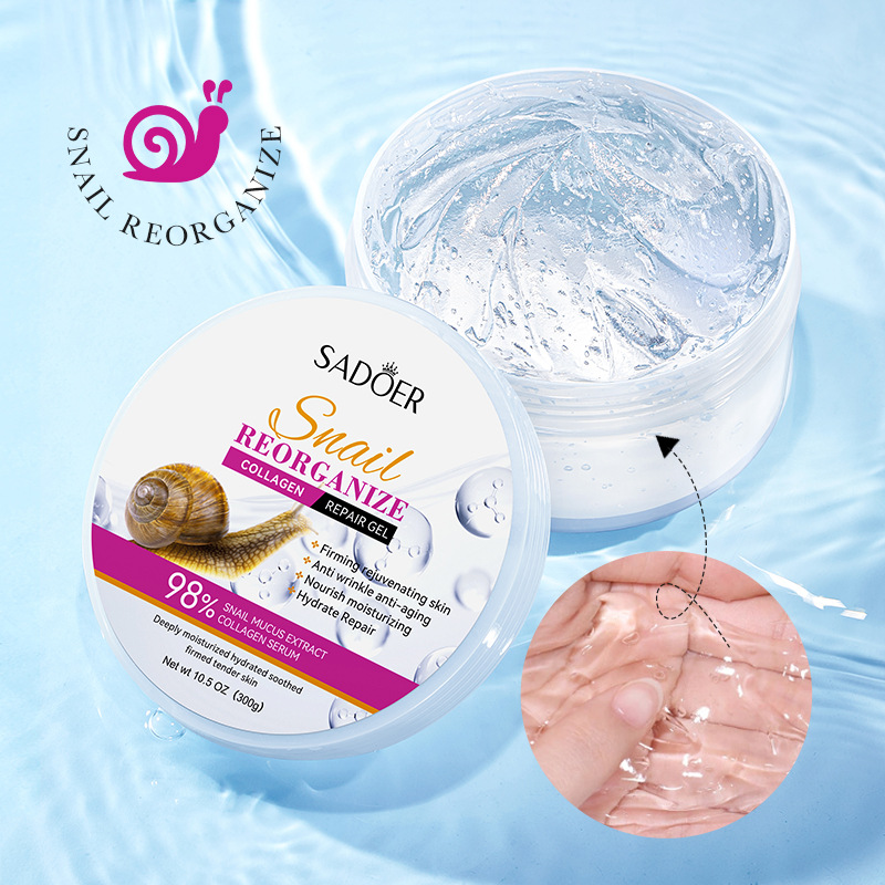 SADOER-crema Facial de colágen - Snail Cream Gel reseña y precio