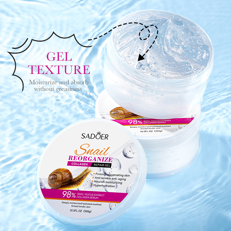 SADOER-crema Facial de colágen - Snail Cream Gel reseña y precio